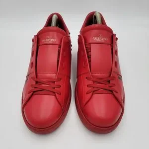 Valentino Rockstud Walker Size 44 EU Red Leather VLTN Authentic Valentino Garavani | Shoes | Valentinorockstud Walker Size  main image 2